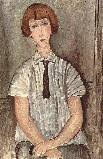 Madchen mit Bluse, Amedeo Modigliani